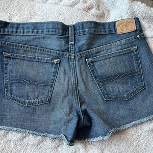 Lucky Brand Women's Dark Blue Jean Shorts